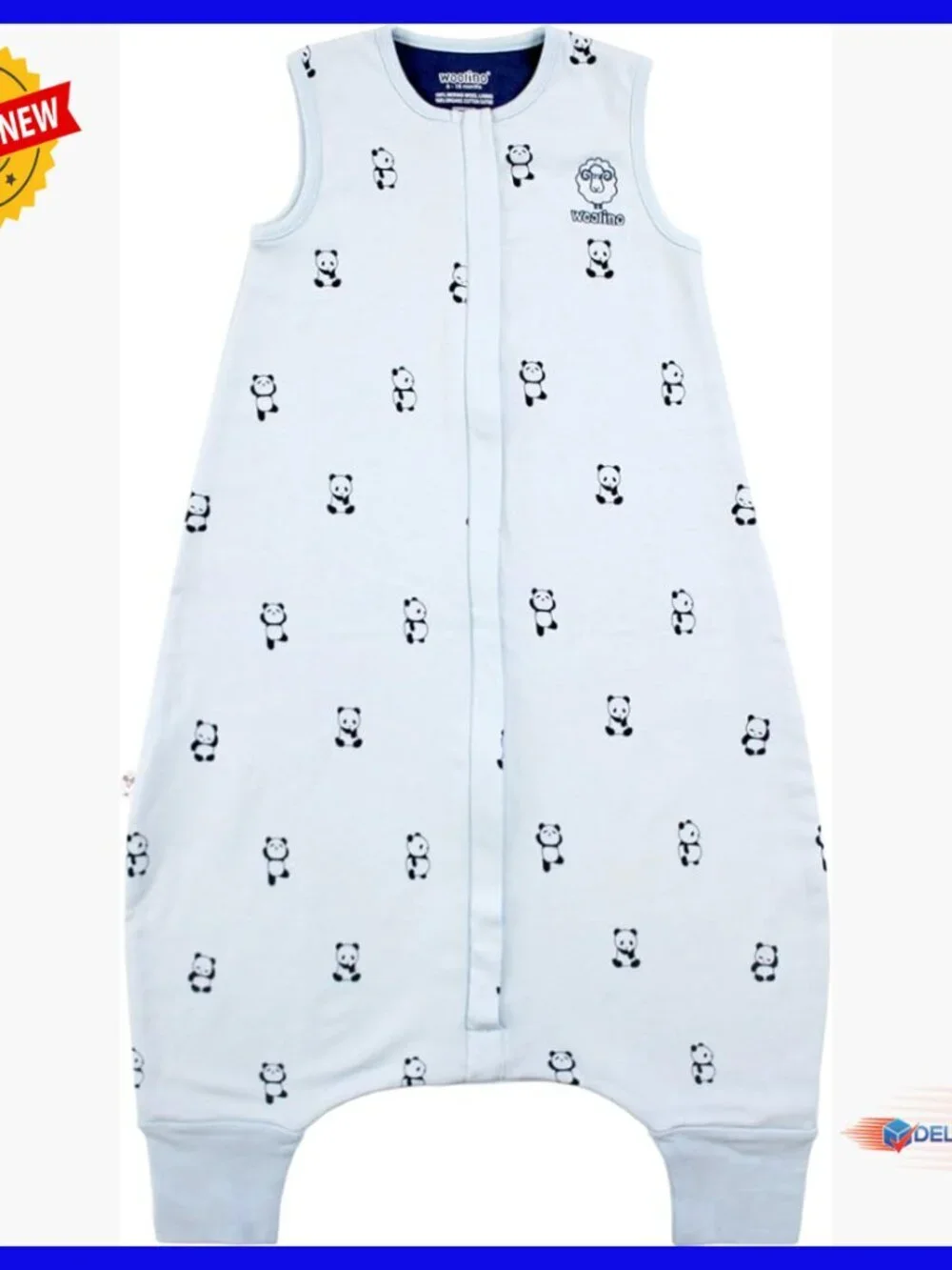 Merino Wool Organic Cotton Toddler Sleep Bag 18-36 Months Foot Openings